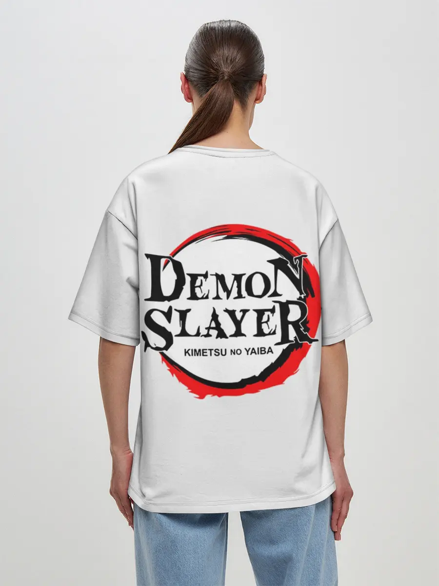 Женская футболка оверсайз / Убийца Демонов постер