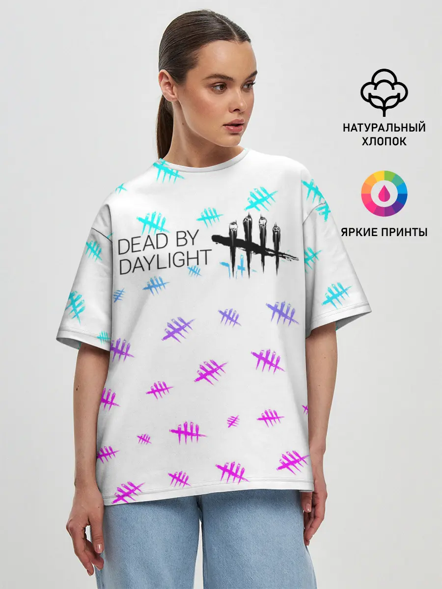 Женская футболка оверсайз / DEAD BY DAYLIGHT