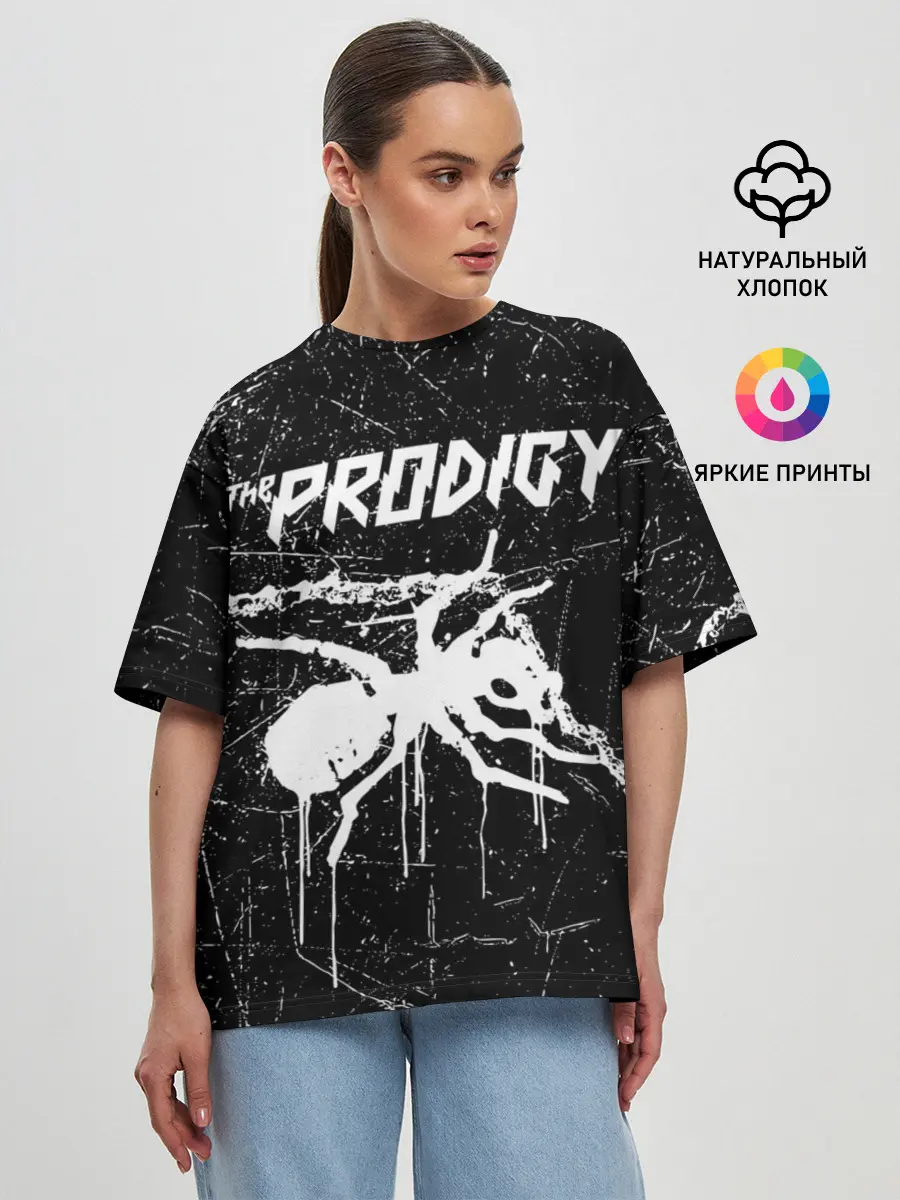 Женская футболка оверсайз / THE PRODIGY.