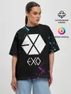 Женская футболка оверсайз / EXO BAND.