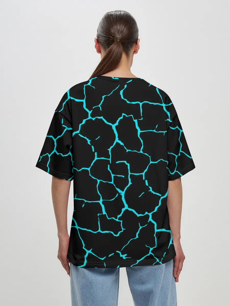 Женская футболка оверсайз / CYBERPUNK 2077.