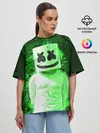 Женская футболка оверсайз / MARSHMELLO