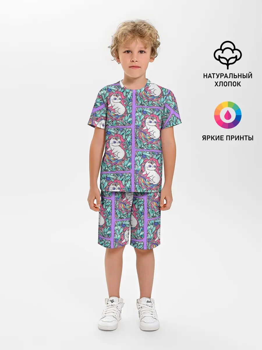 Детская пижама с шортами / Маленькие Единорожки