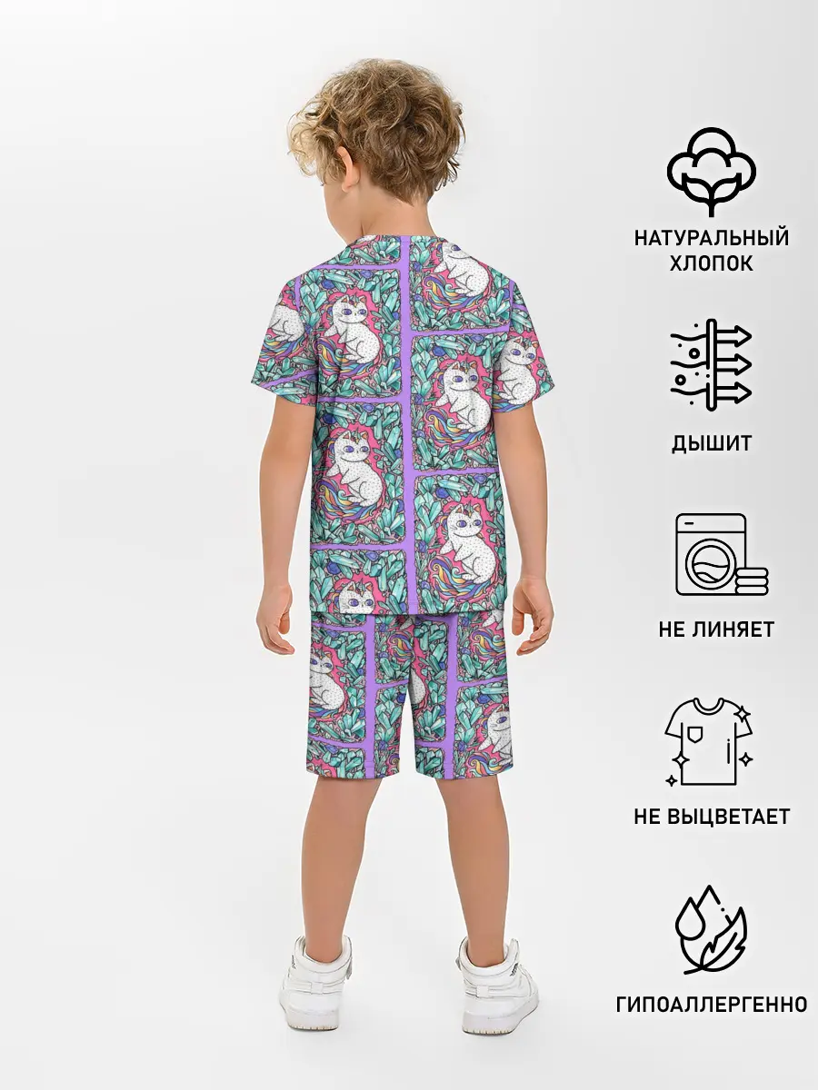Детская пижама с шортами / Маленькие Единорожки