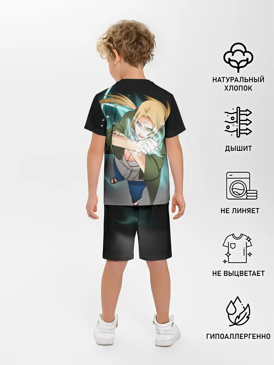 Детская пижама с шортами / Цунаде