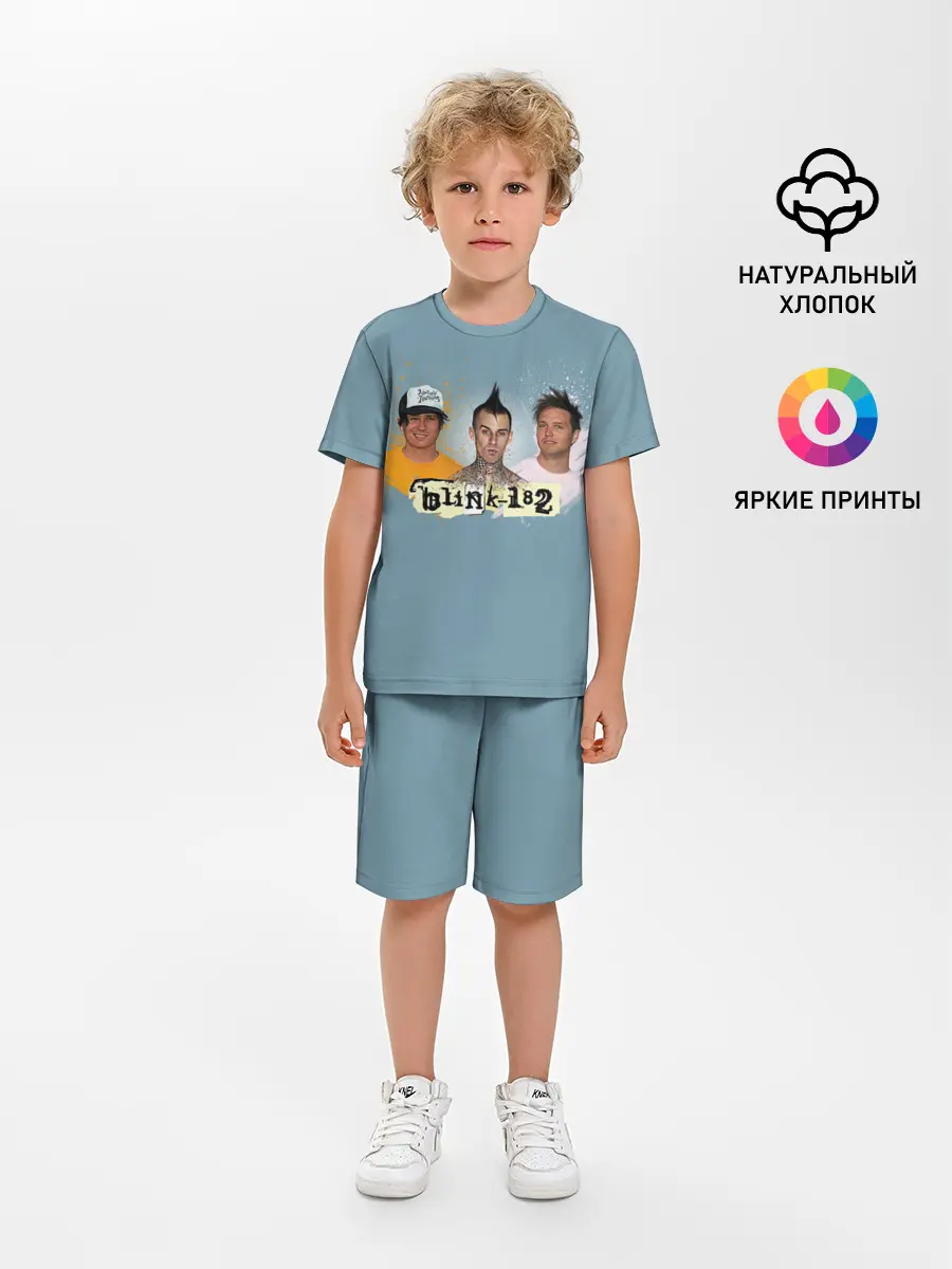 Детская пижама с шортами / Blink 182