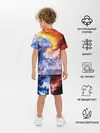 Детская пижама с шортами / Краски