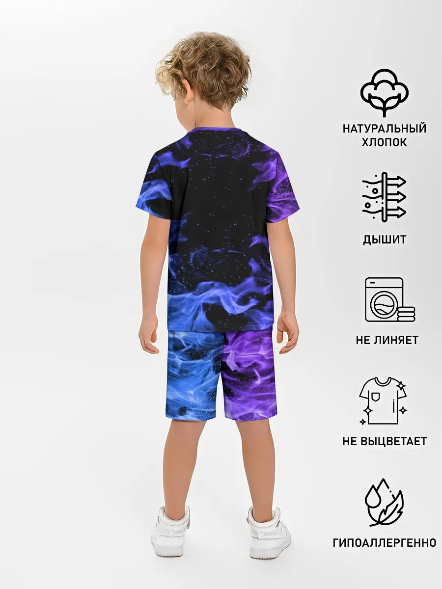 Детская пижама с шортами / ОГОНЬ