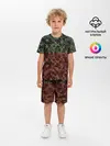 Детская пижама с шортами / Двойной камуфляж