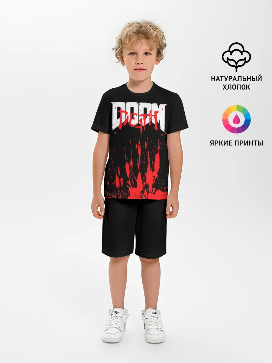 Детская пижама с шортами / DOOM Bloody