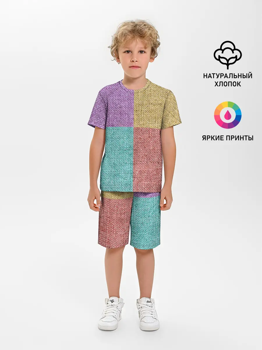 Детская пижама с шортами / Burlap Patchwork