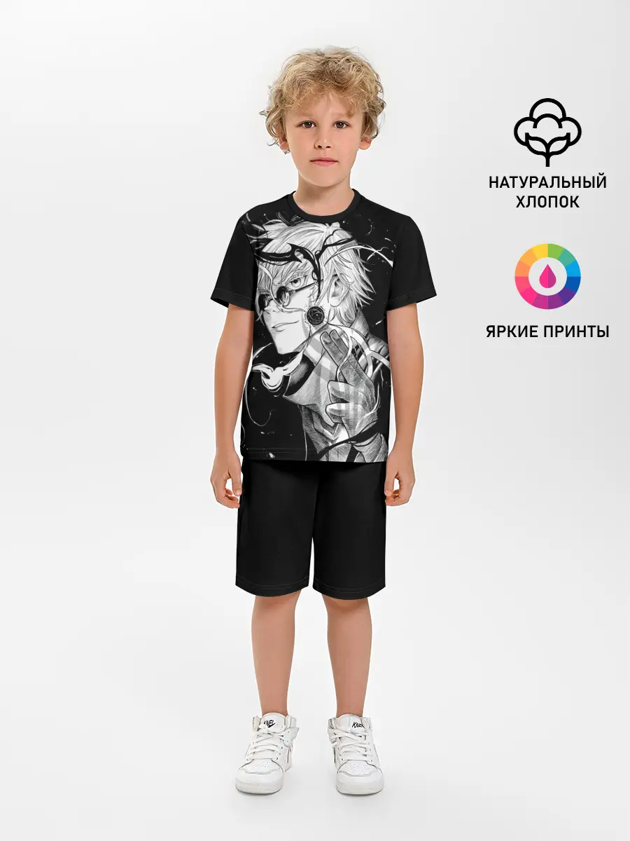 Детская пижама с шортами / Магическая Битва Сатору Гото