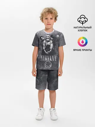 Детская пижама с шортами / Nirvana