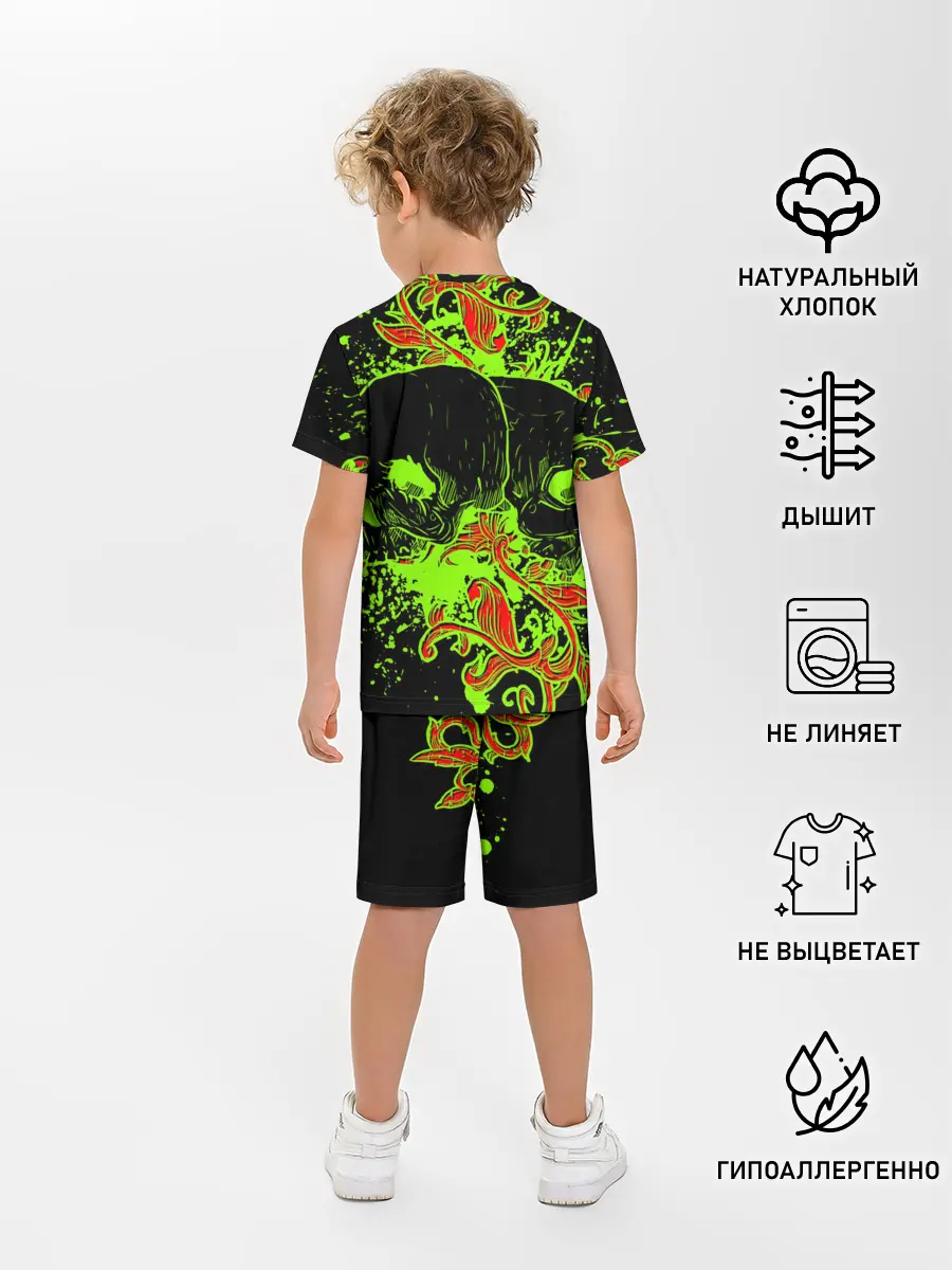 Детская пижама с шортами / AC/DC