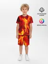 Детская пижама с шортами / Пламенный