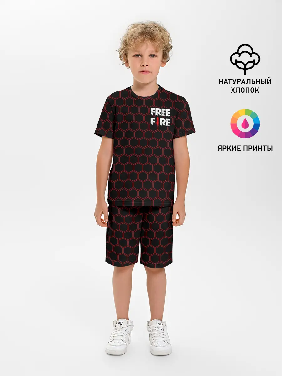 Детская пижама с шортами / FREE FIRE / ФРИ ФАЕР