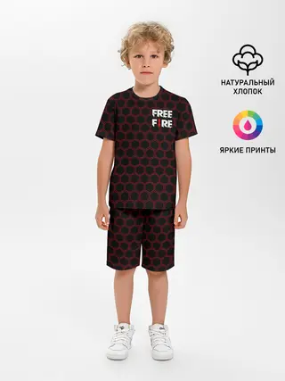Детская пижама с шортами / FREE FIRE / ФРИ ФАЕР