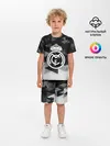 Детская пижама с шортами / FC Real Madrid sport geometry