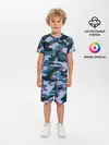 Детская пижама с шортами / Камуфляж