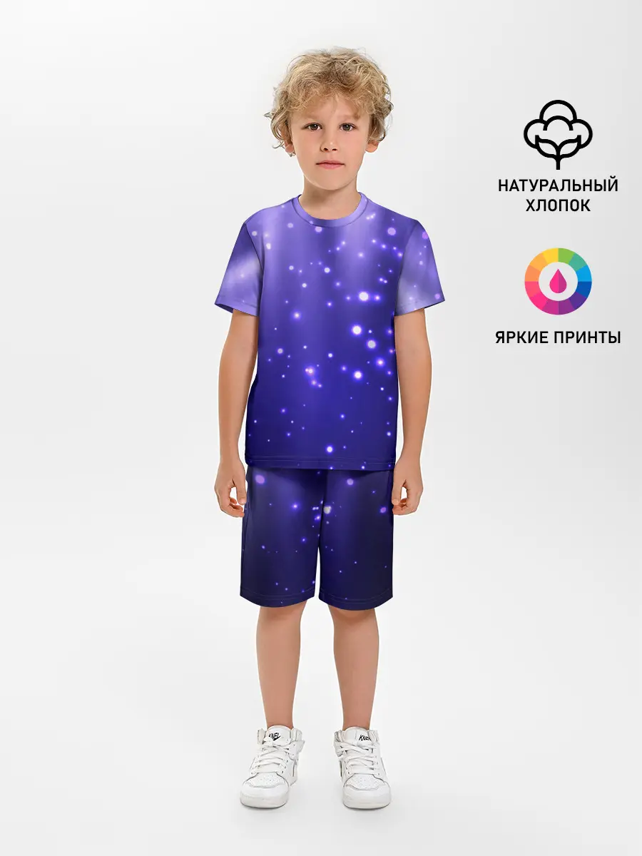 Детская пижама с шортами / Мерцающие Светлячки