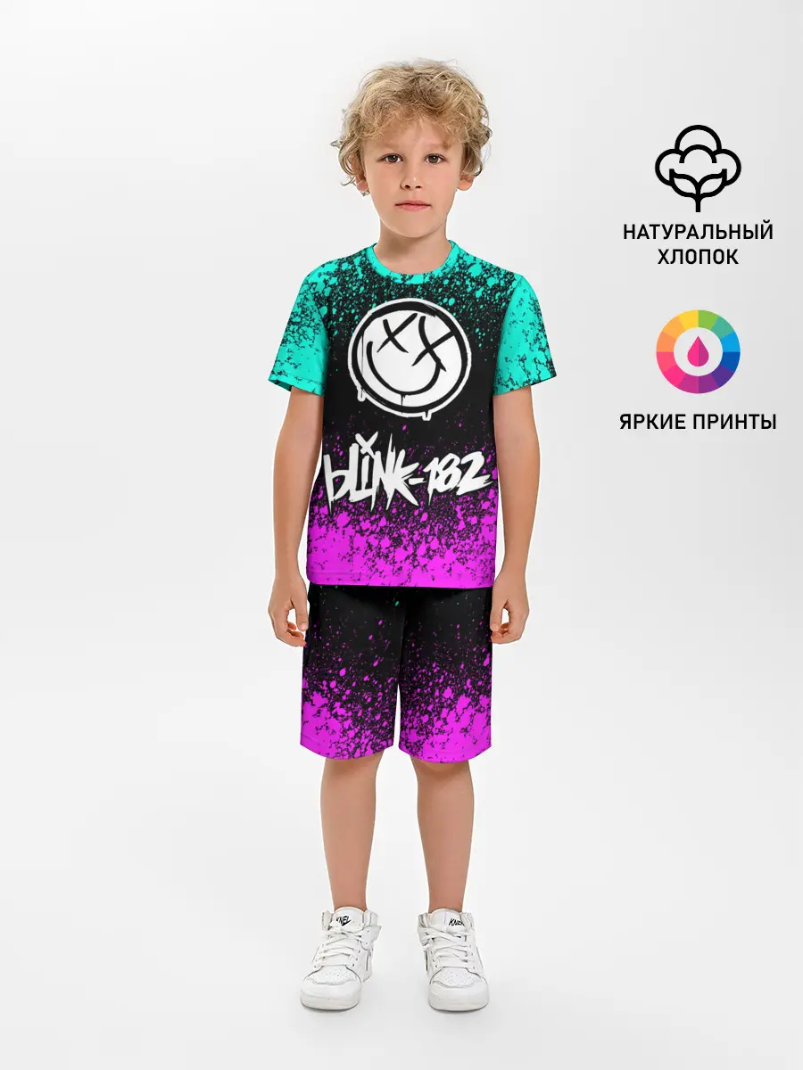 Детская пижама с шортами / Blink-182