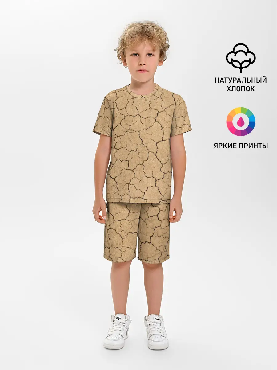 Детская пижама с шортами / Пустыня