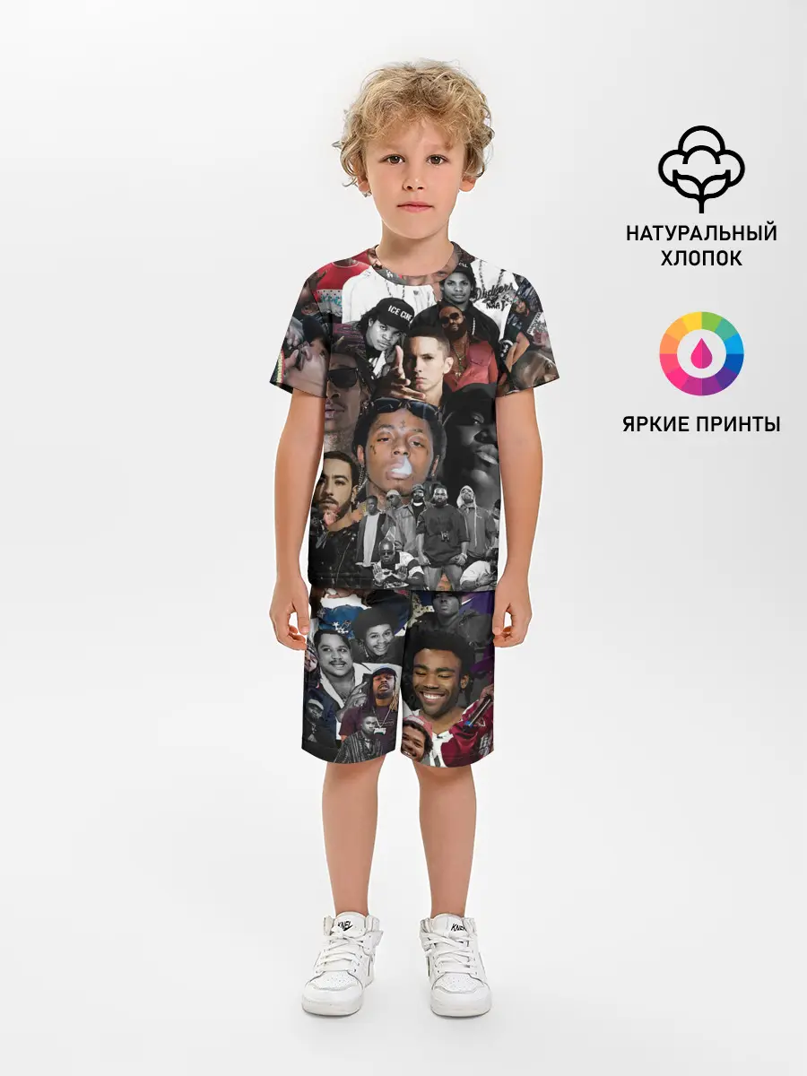 Детская пижама с шортами / Короли Рэпа | KING RAP