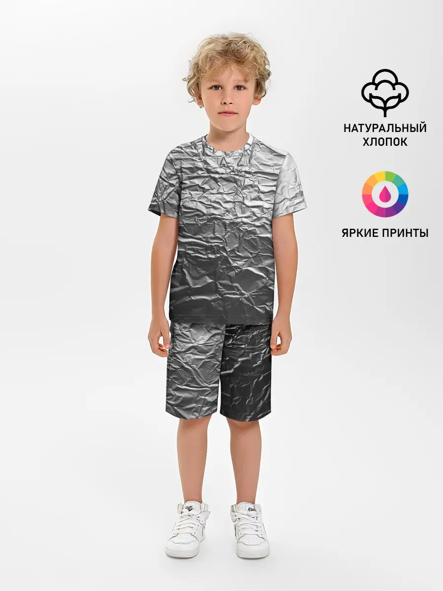 Детская пижама с шортами / Фольга