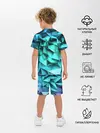 Детская пижама с шортами / abstraction geometry