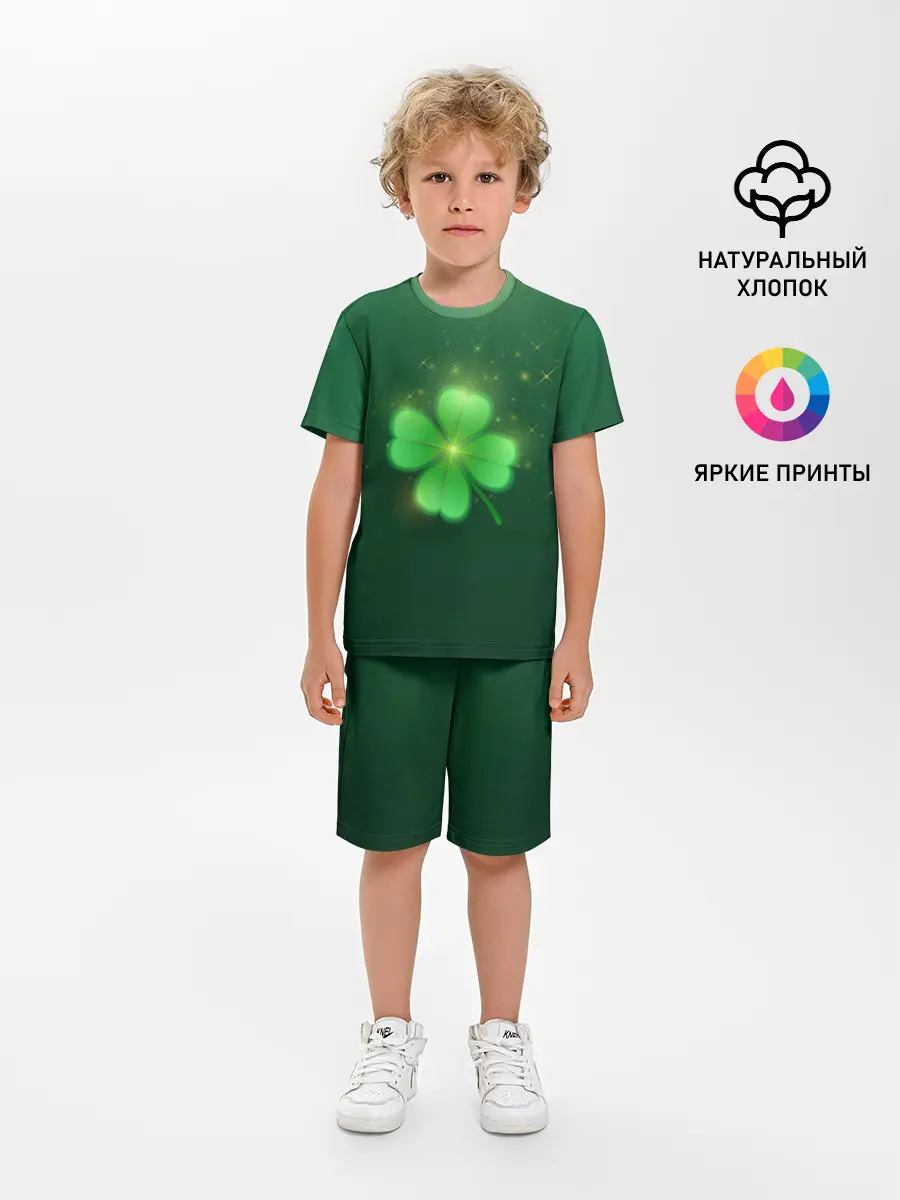 Детская пижама с шортами / Клевер удачи