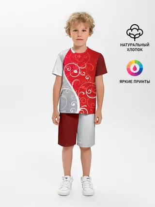 Детская пижама с шортами / КРУЖЕВО