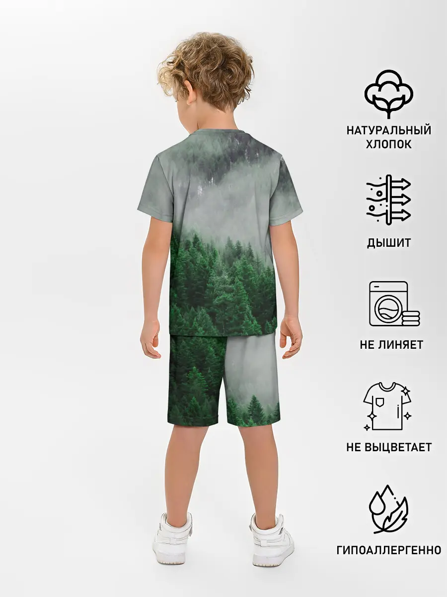 Детская пижама с шортами / Сибирь
