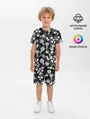 Детская пижама с шортами / Векторные цветы