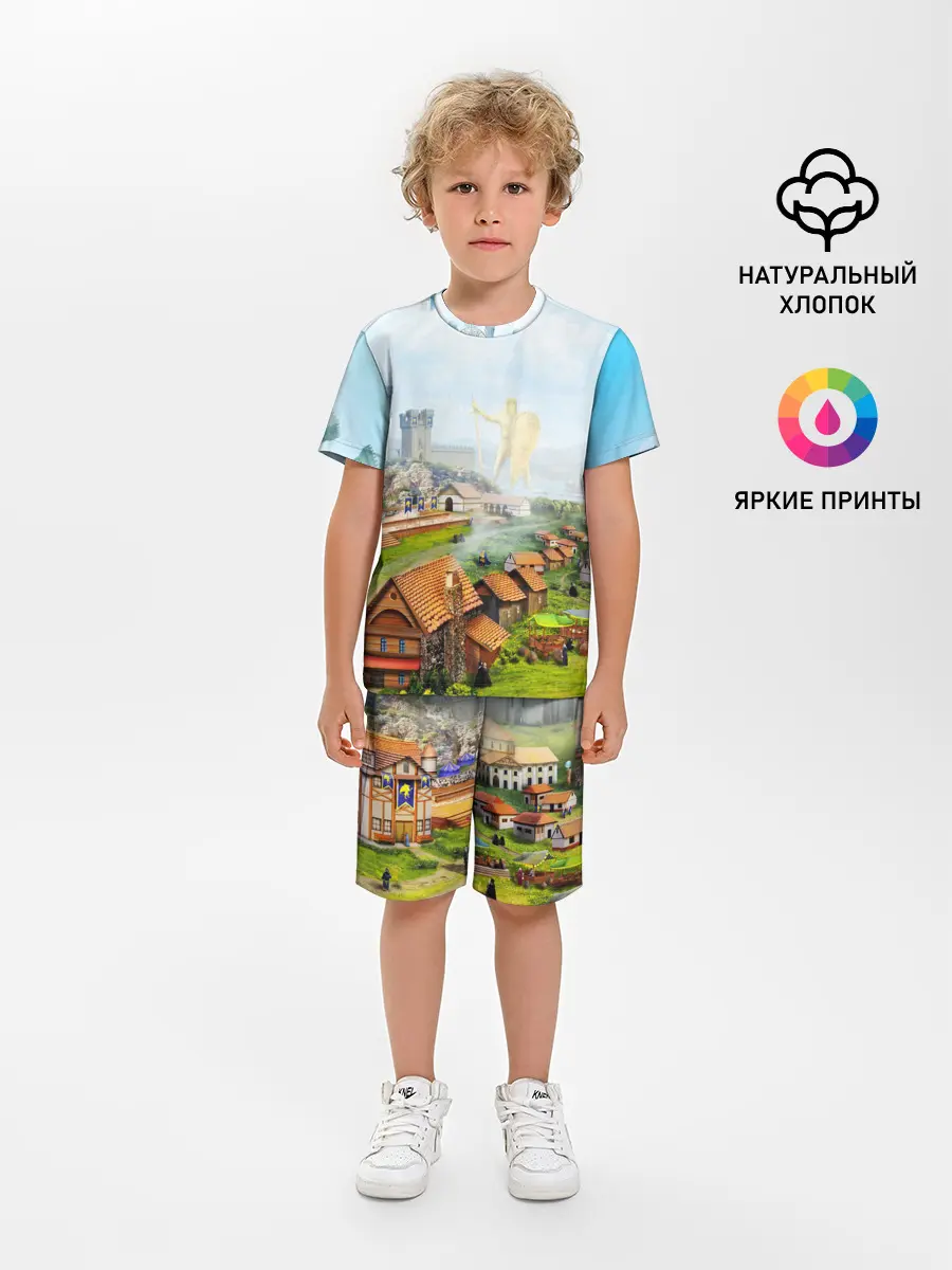 Детская пижама с шортами / ГЕРОИ МЕЧА И МАГИИ