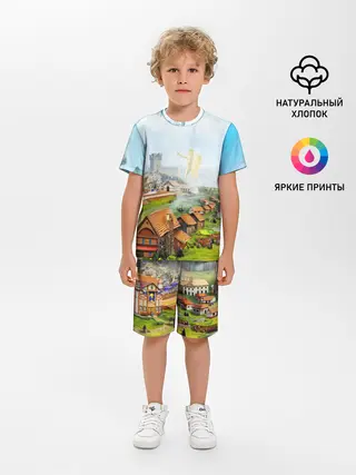 Детская пижама с шортами / ГЕРОИ МЕЧА И МАГИИ