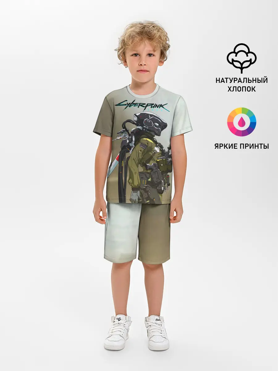 Детская пижама с шортами / Cyberpunk 2077|Киберпанк 2077
