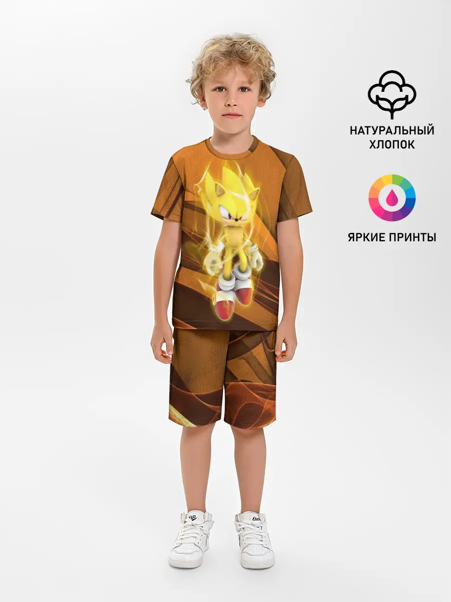 Детская пижама с шортами / Sonic