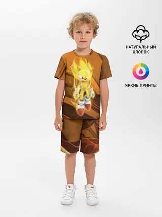 Детская пижама с шортами / Sonic