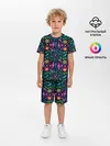 Детская пижама с шортами / Орнамент Forest