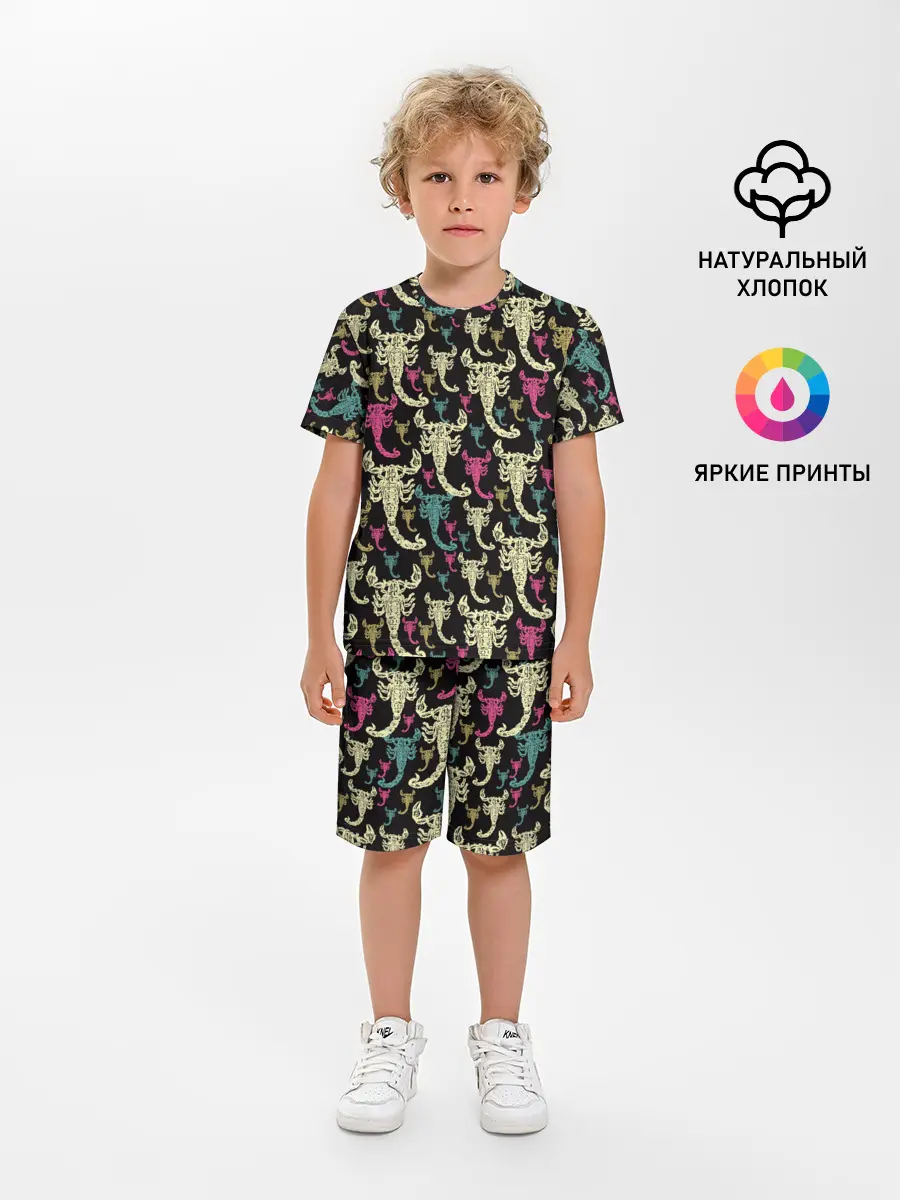 Детская пижама с шортами / Скорпионы