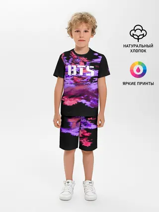 Детская пижама с шортами / BTS