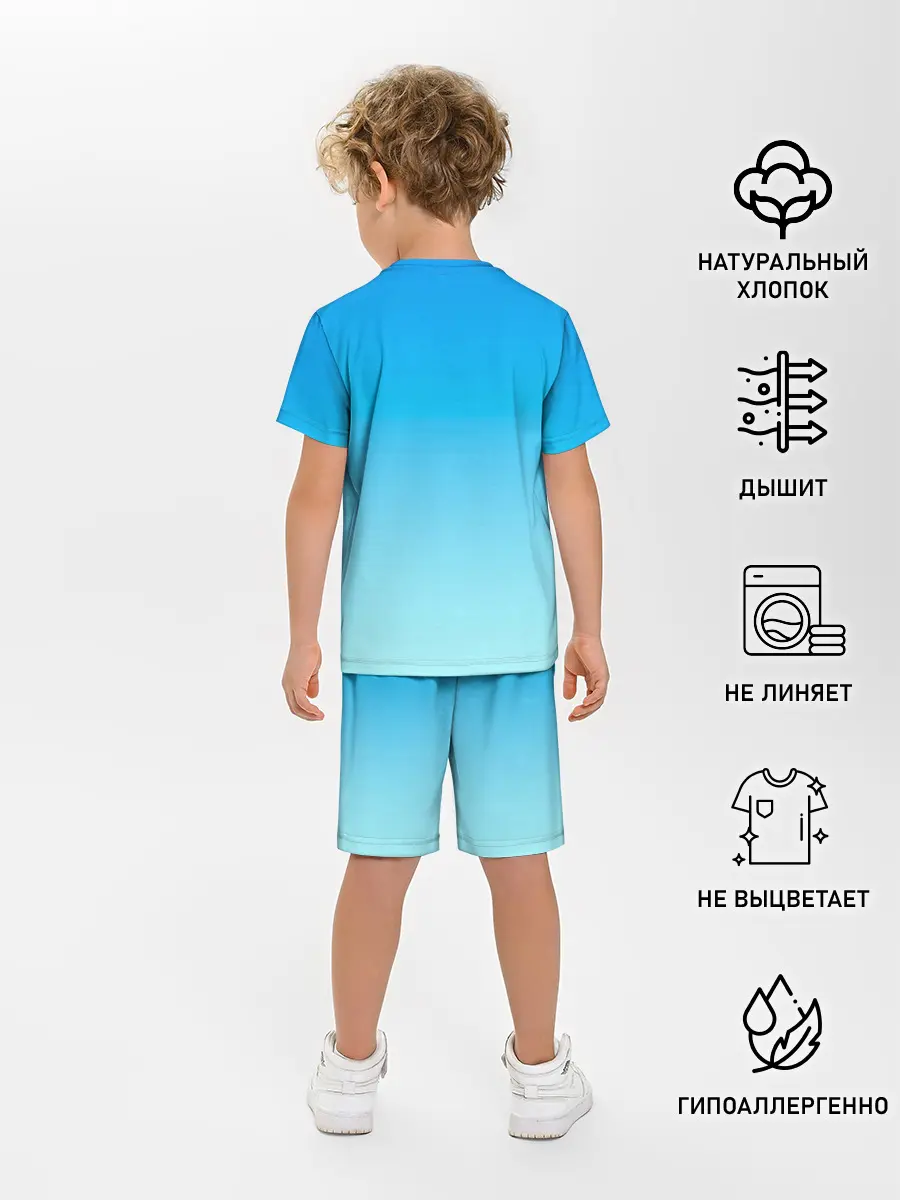 Детская пижама с шортами / куча мала One Piece