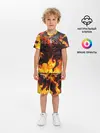 Детская пижама с шортами / FIRE GEARS OF WAR | ПОСТЕР В ОГНЕ