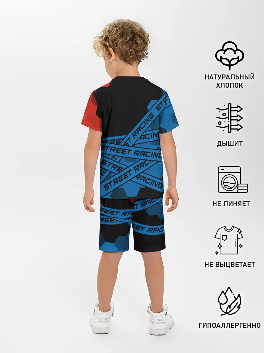 Детская пижама с шортами / BMW - Racing