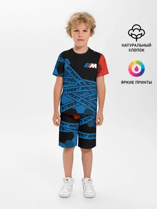 Детская пижама с шортами / BMW - Racing