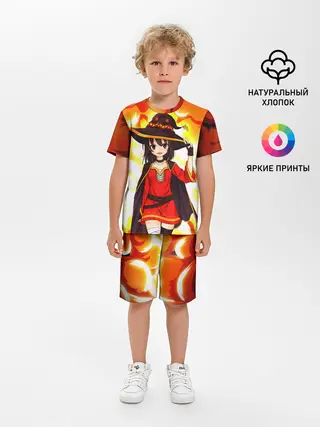 Детская пижама с шортами / Mеgumin