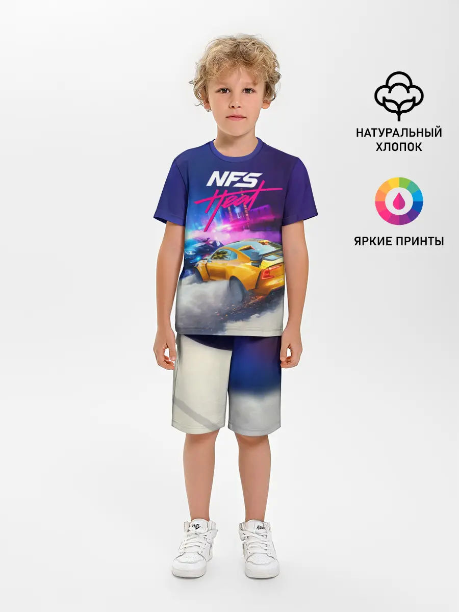 Детская пижама с шортами / NEED FOR SPEED - HEAT