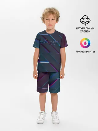 Детская пижама с шортами / Cyberpunk 2077