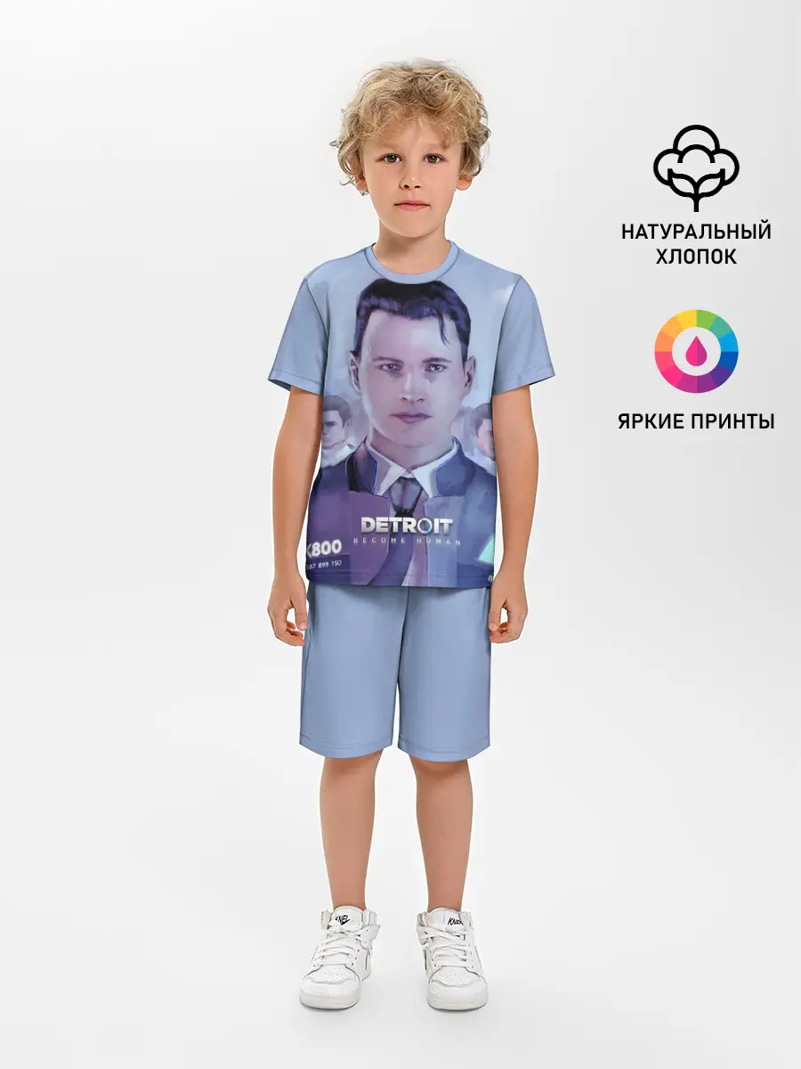 Детская пижама с шортами / Detroit become human