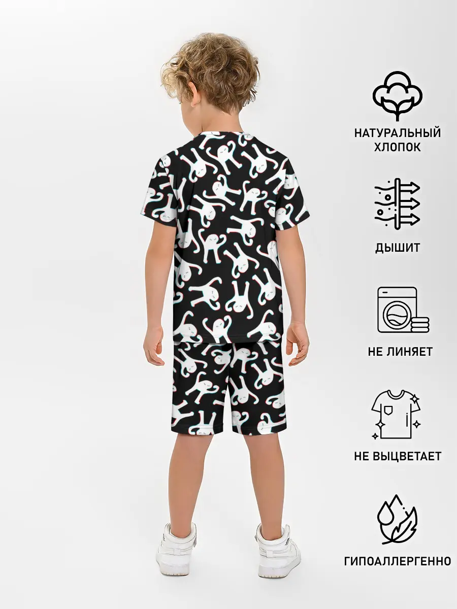 Детская пижама с шортами / ЪУЪ СЪУКА ГЛИТЧ